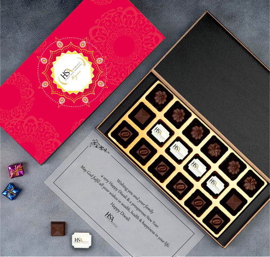 "Sweet Delights for Diwali: Customized Chocolates by Choco ManualART"