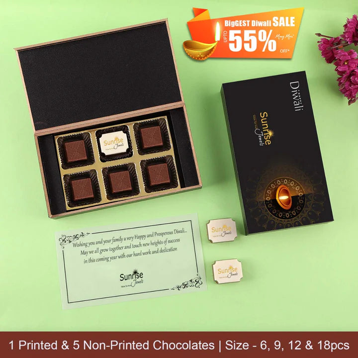 "Elevate Your Corporate Gifting with Customized Chocolate Gift Boxes Form Choco Manual ART"