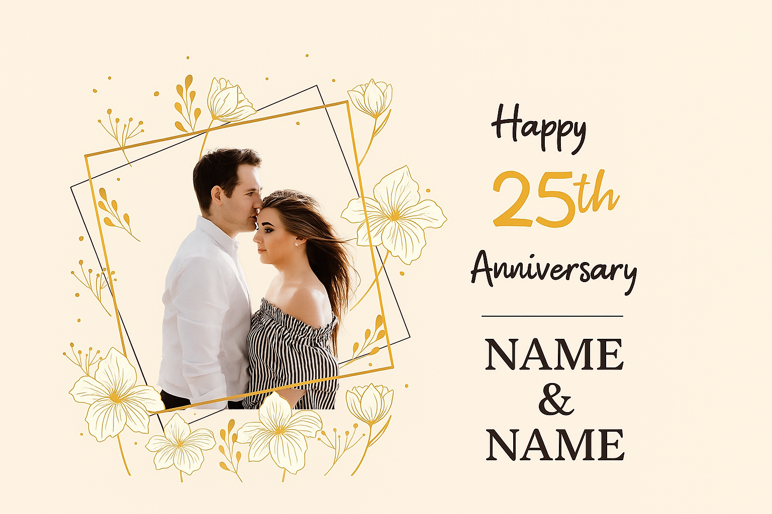25th Wedding Anniversary Invitation Ideas | Chocolate Gifts – Choco  ManualART, image size:1536x1024