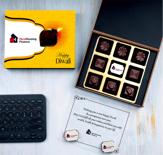 "Sweeten Your Diwali Celebrations with Customized Chocolate Gifts for Corporate Delight"