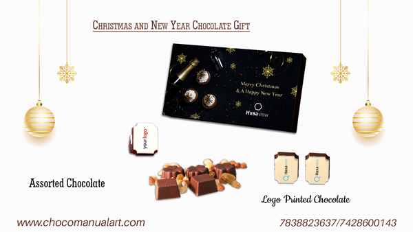 Make a Sweet Impression: Corporate New Year Gifts with Printed Logo Chocolates from Choco ManualART