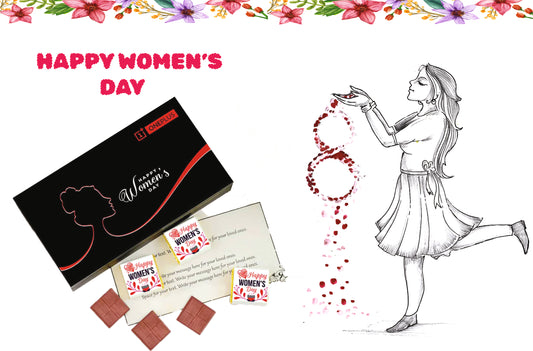 Celebrate Women's Day with Personalized Corporate Chocolates from ChocoManualart