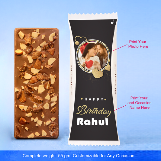 Special Occasion Photo Printed Handmade Chocolate Bar