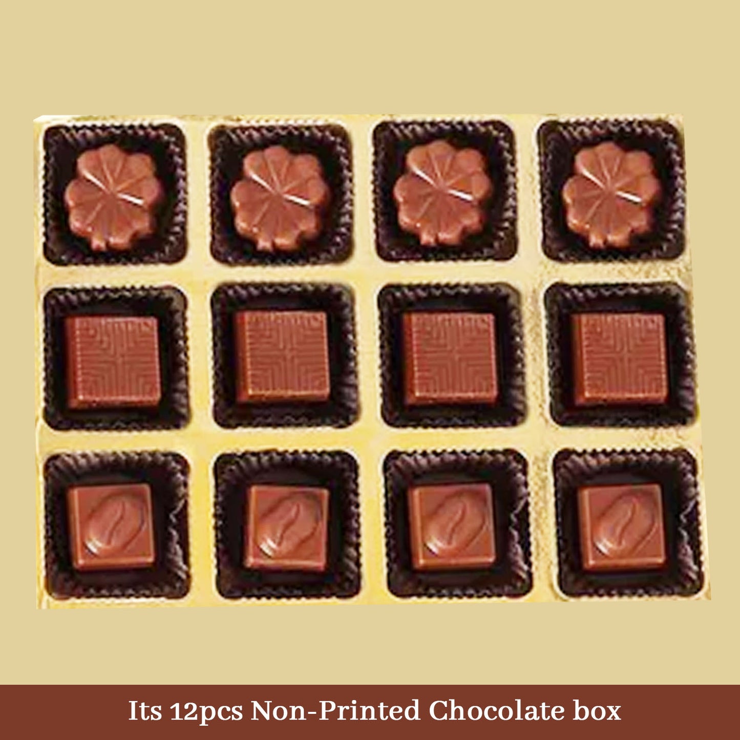 Stylish corporate gift of printed chocolates box