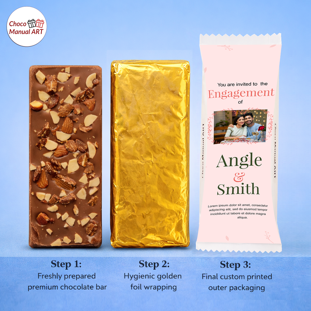 Custom Photo Printed Chocolate Bar – Luxury Edition