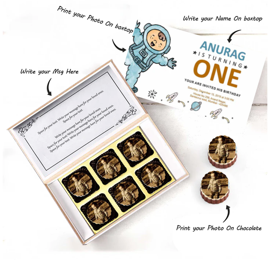 Giraffe clipart printed chocolates birthday return gift