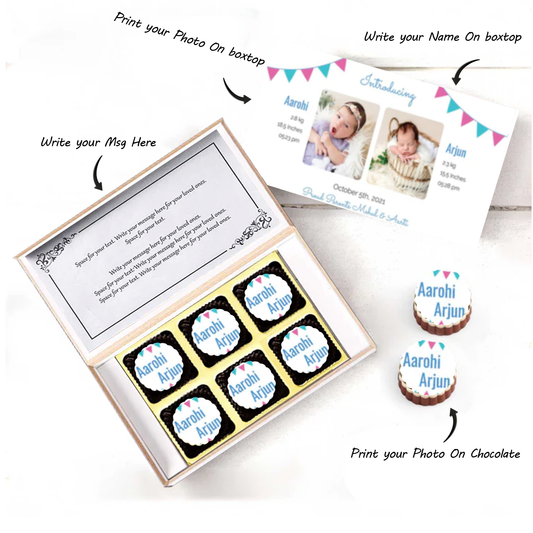 Two is the new one personalised twins announcement