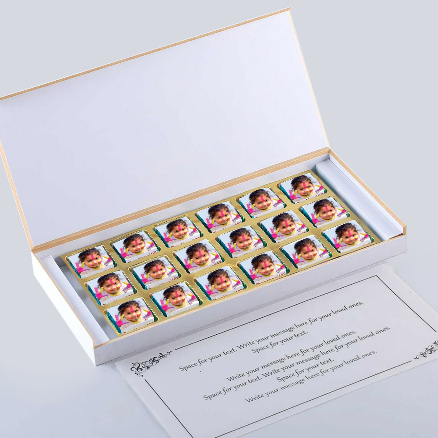 Colorful candles personalised birthday return gift