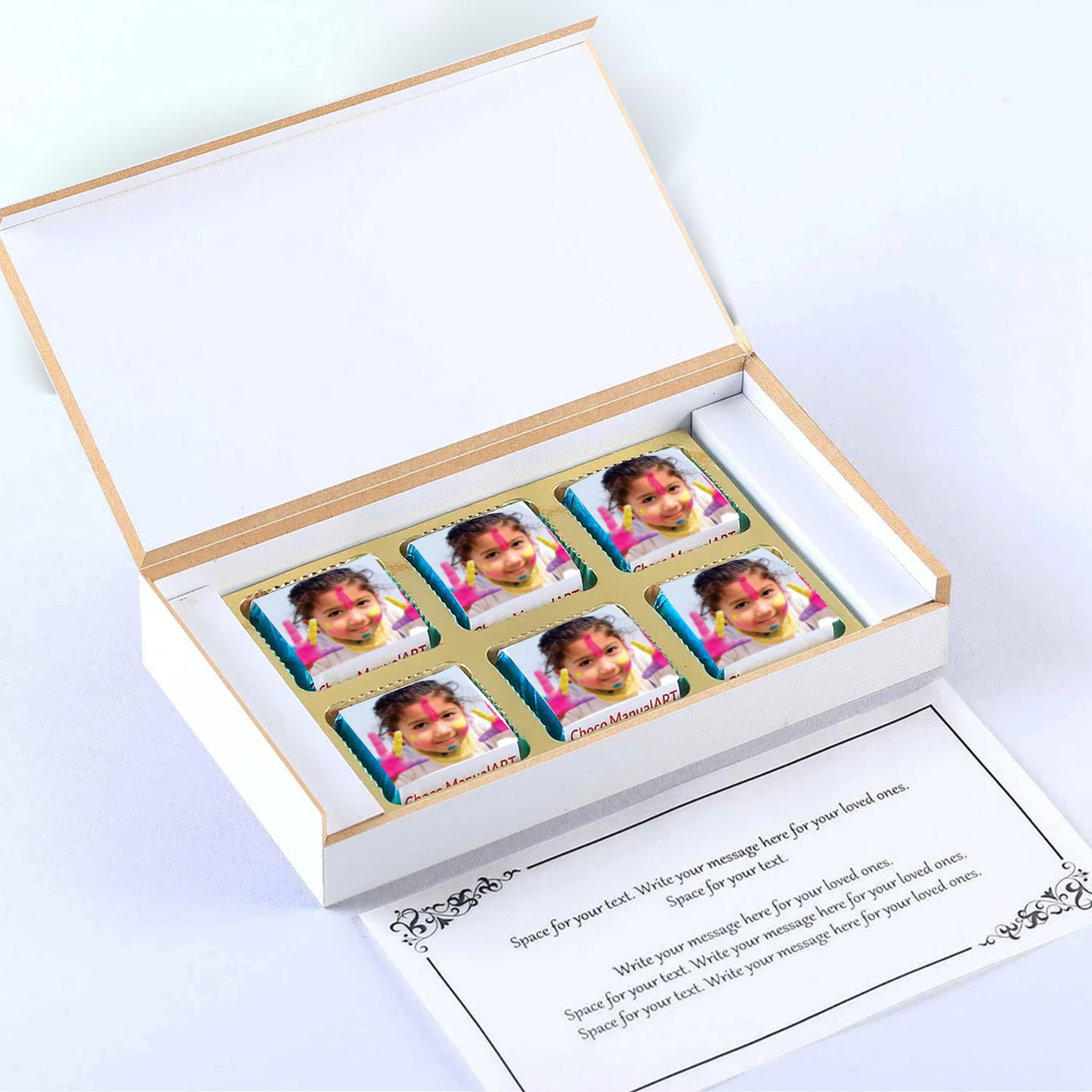 Colorful candles personalised birthday return gift