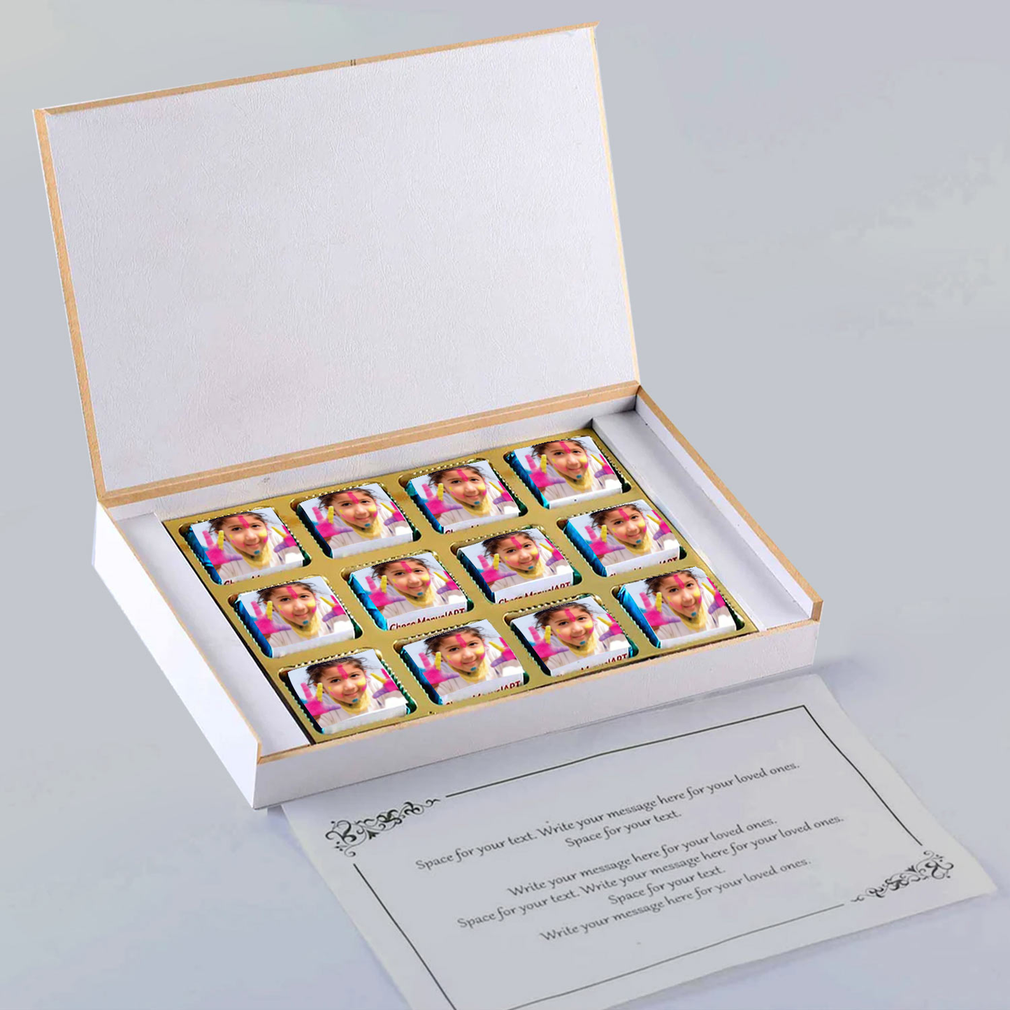 Colorful candles personalised birthday return gift