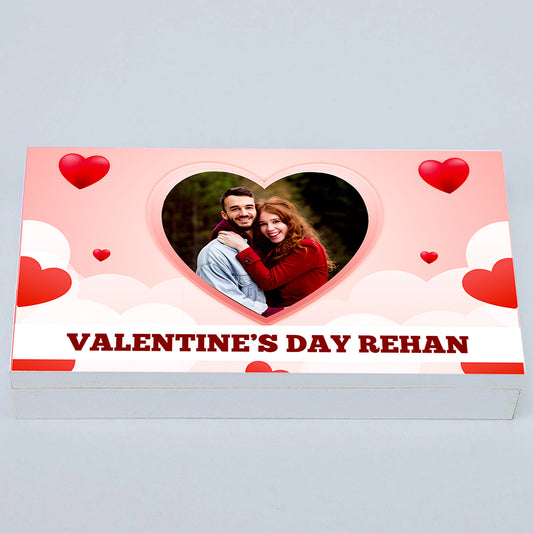 Valentine's day chocolate gift with box