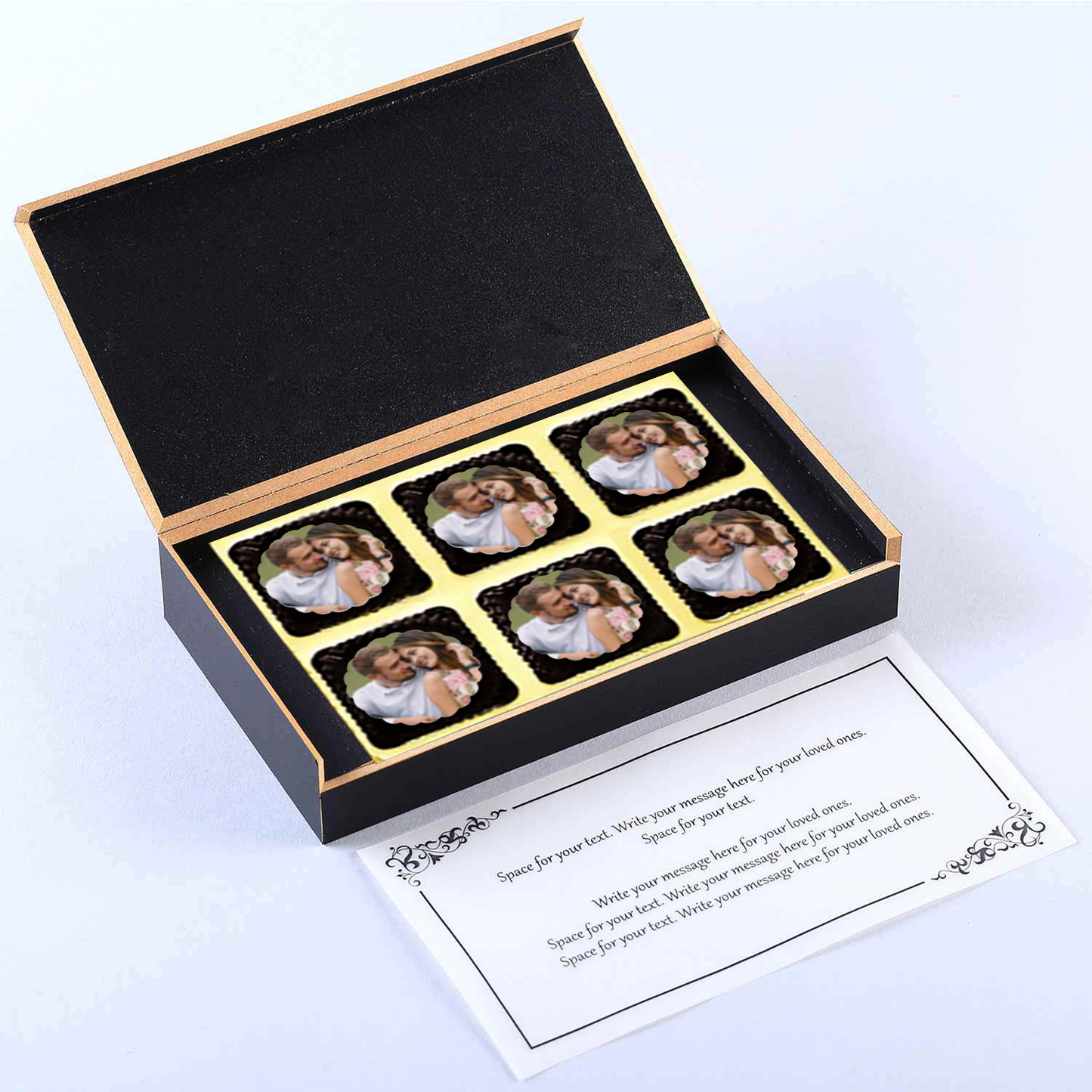 Red leaf personalised anniversary return gift
