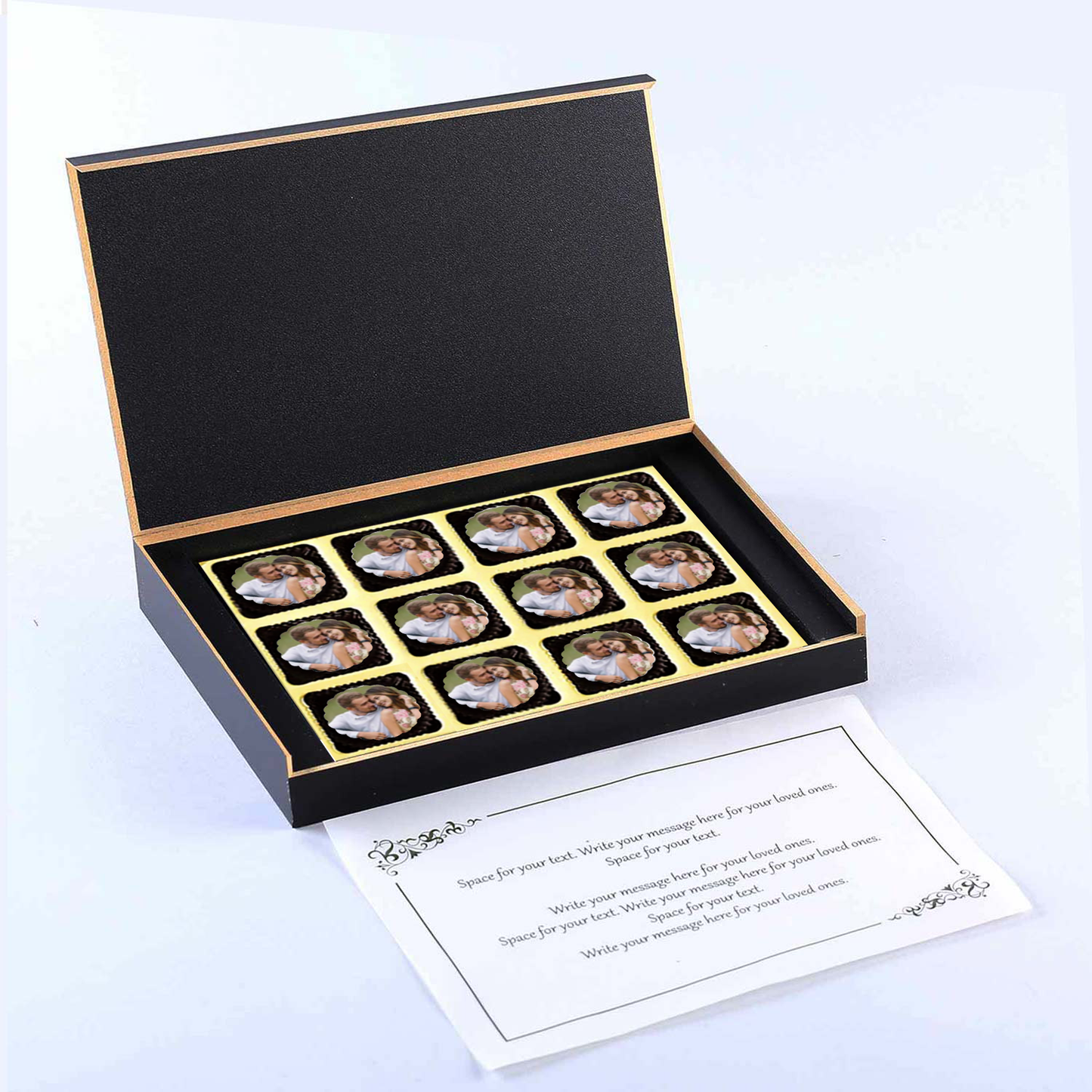 Red leaf personalised anniversary return gift