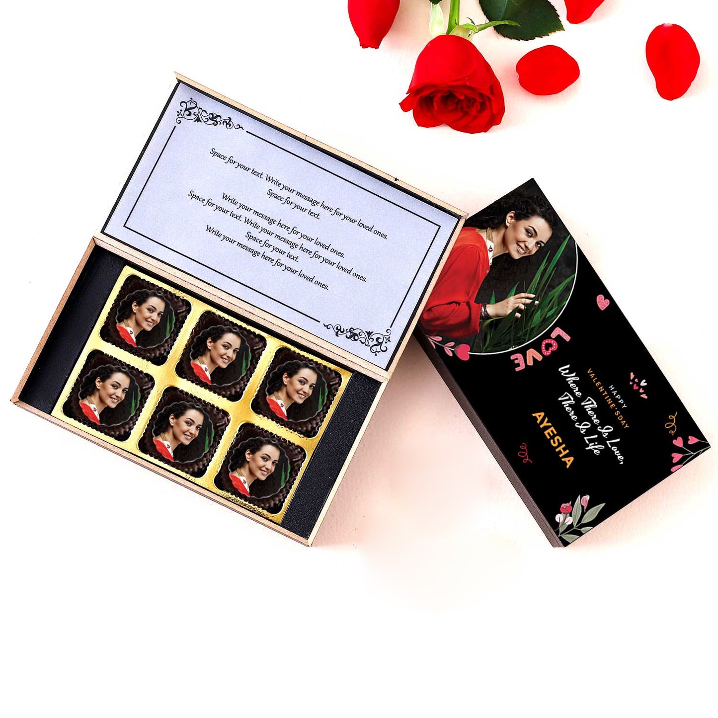 valentine day chocolate customized gift