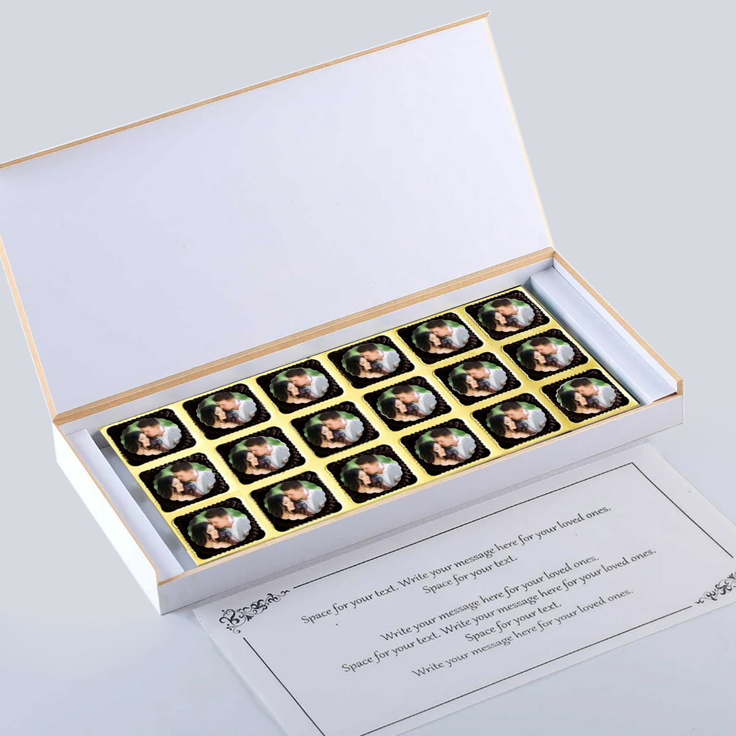 Golden blooming flowers personalised Anniversary Invitation