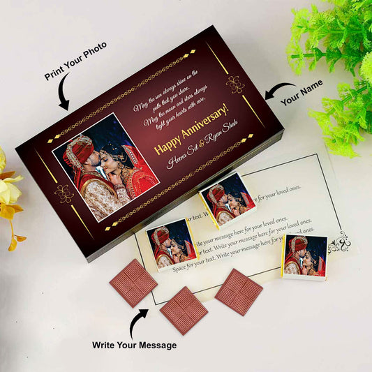 Name and photo Printed Customised Chocolate Wrappers