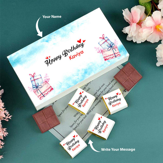 Chocolate Gift Box. Birthday Gift For ChocolateLovers. Fruit and Nuts Chocolate In Box.