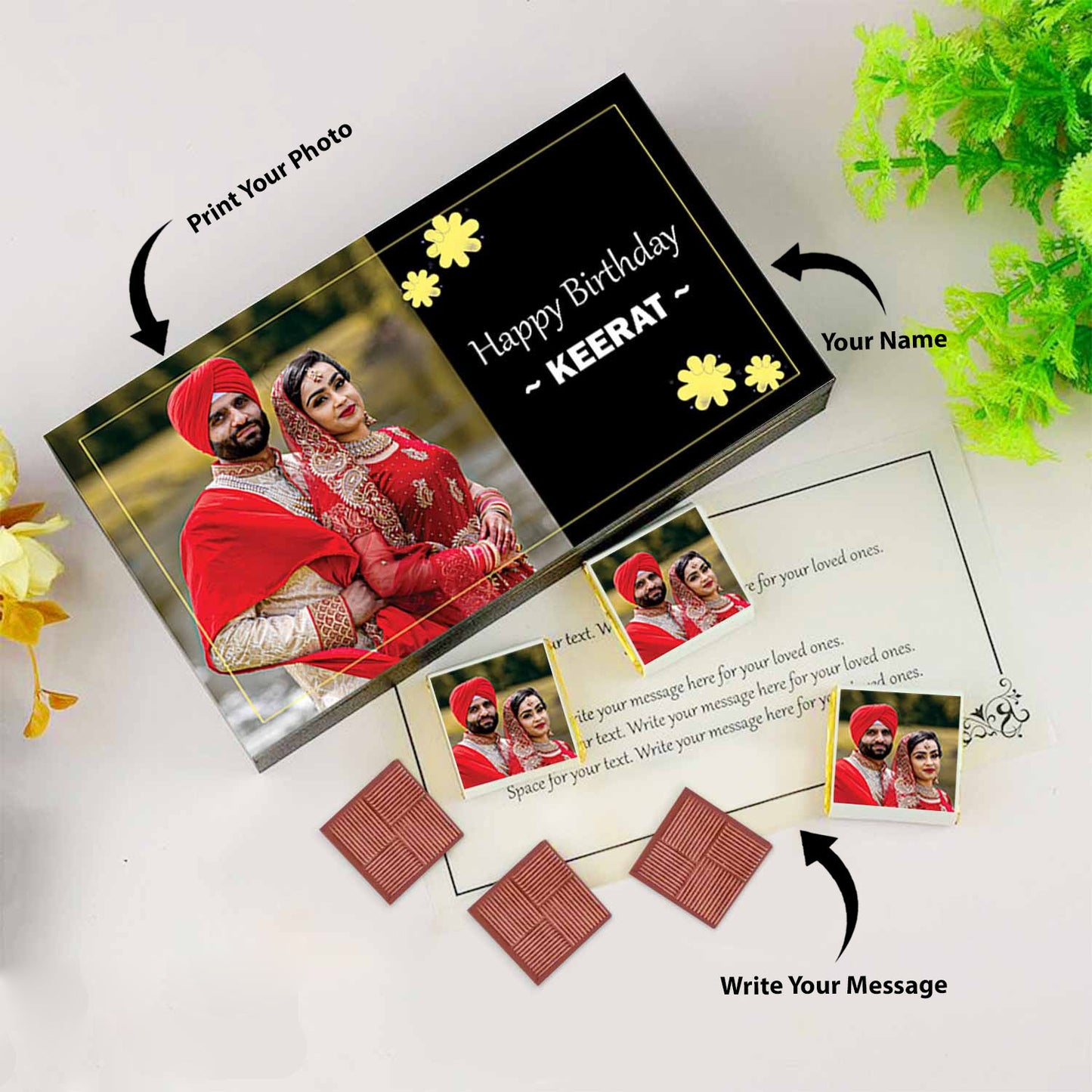 Customized chocolate box at Best Price in India | Buy online gifts For Birthday