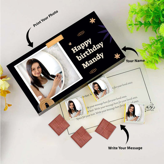 Chocolate Gift Box. Birthday Gift For ChocolateLovers. Fruit and Nuts Chocolate In Box.