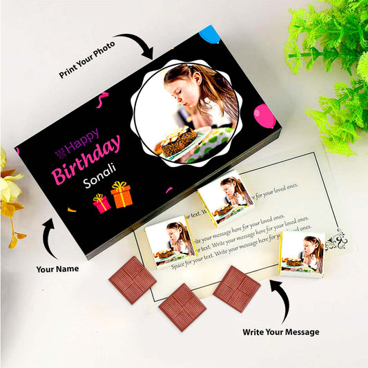 Chocolate Gift Box. Birthday Gift For ChocolateLovers. Fruit and Nuts Chocolate In Box.