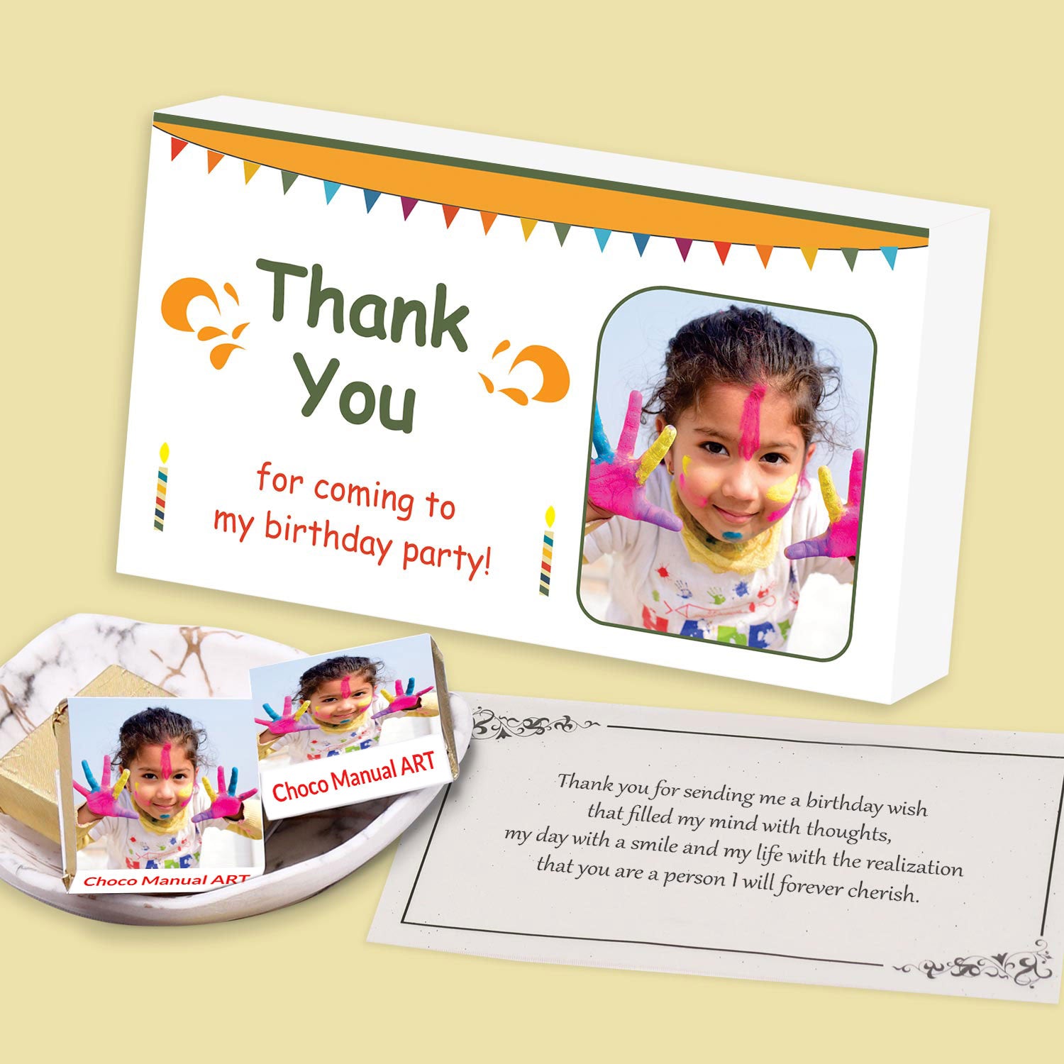 Personalised Birthday Return Gifts Choco Manual Art – Choco