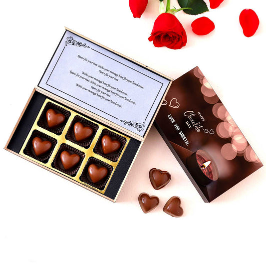 Chocolate Day Personalised Chocolate gift I Buy at Choco ManualART