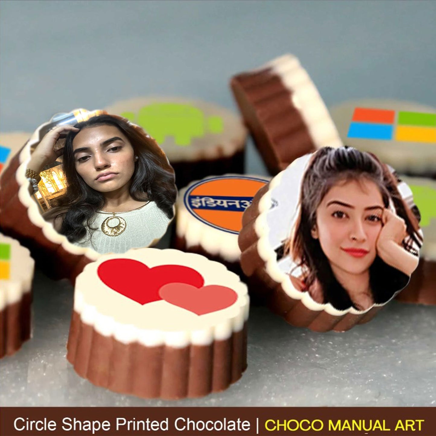 Personalized Valentine's chocolate with Photo