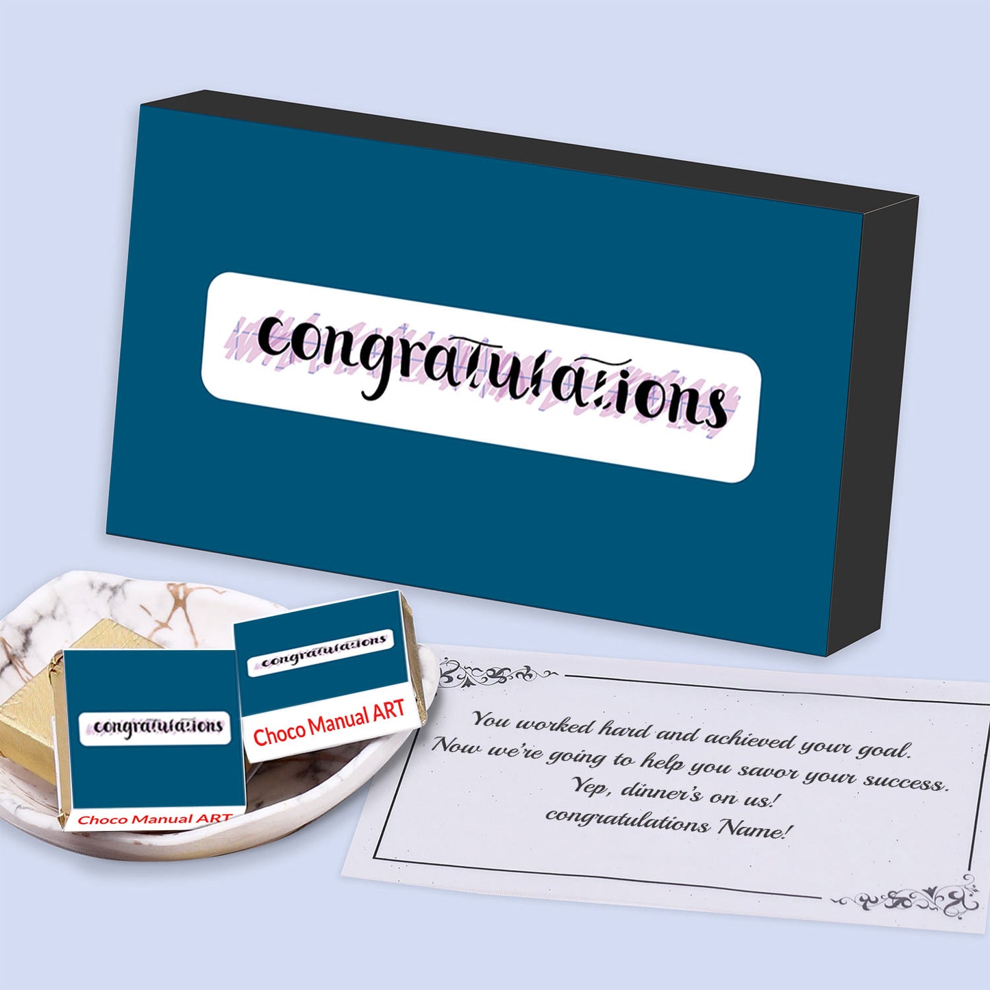 Personalised chocolates with Photo India