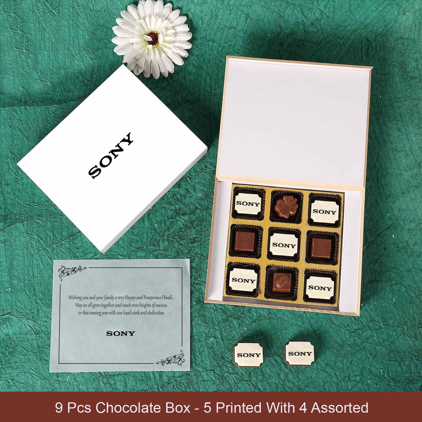 Customised Corporate Gift | Assorted Chocolates and Printed Chocolate - Choco ManualART