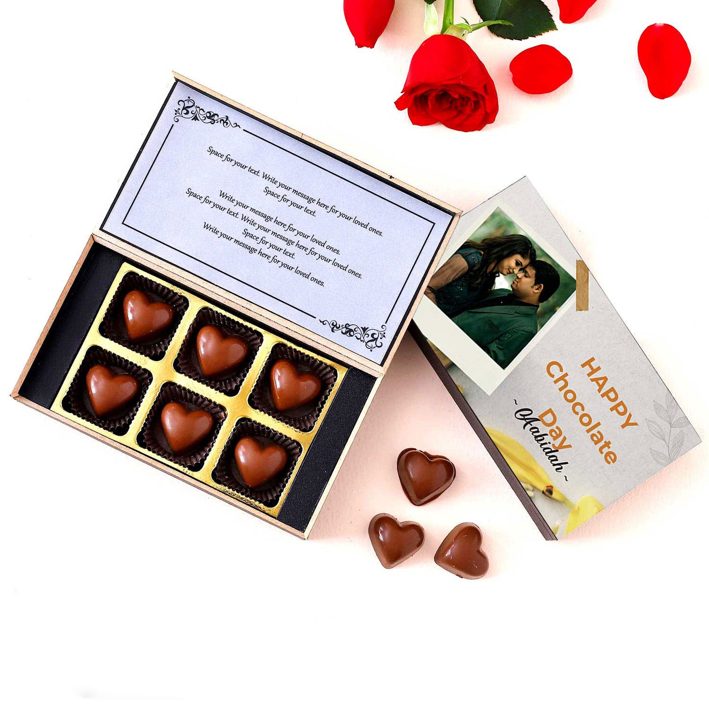 Chocolate Day Heart Shape chocolates