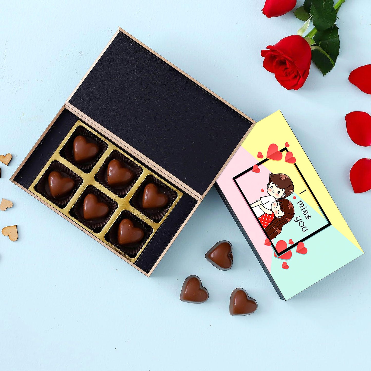I miss you chocolate gift box