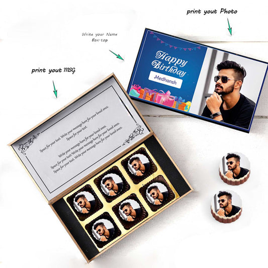 Personalised Chocolate Box with Elegant Design