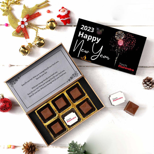 Christmas Gift | Logo and Message Print Chocolate Gift | Choco ManualART