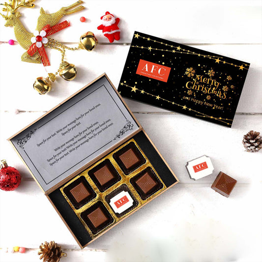 Christmas & New Year Chocolates ideas | Print Your Logo, Name and Photo on Chocolate