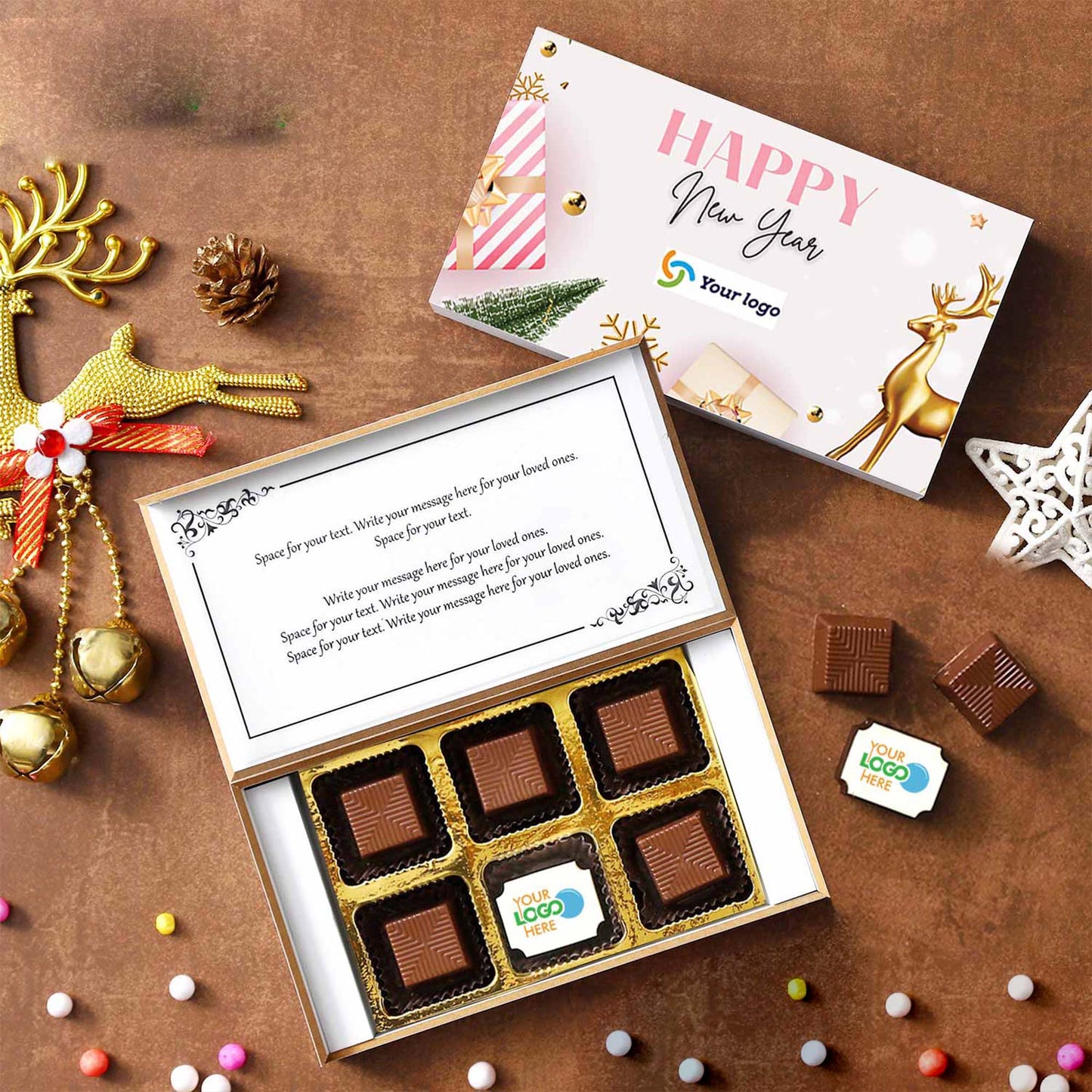 Personalised Corporate | Send New Year Chocolate Gifts to India
