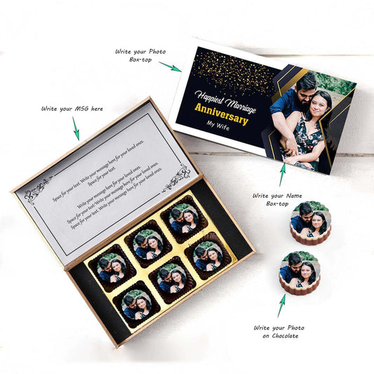 Make your anniversary happiest with customised chocolates