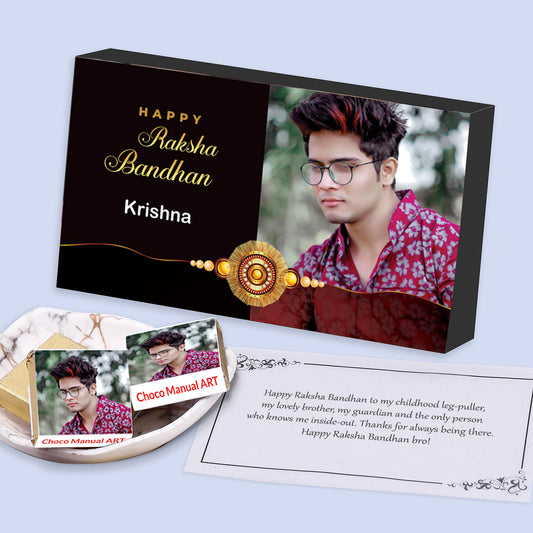 Rakhi chocolate gift online india under 500