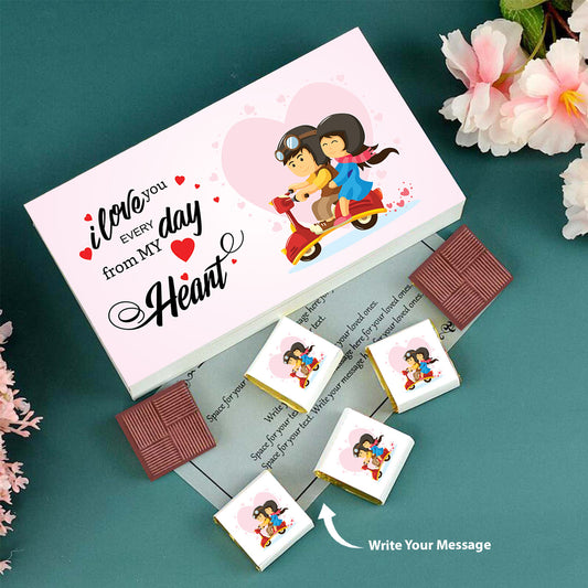 I Love You Printed chocolate for gifts