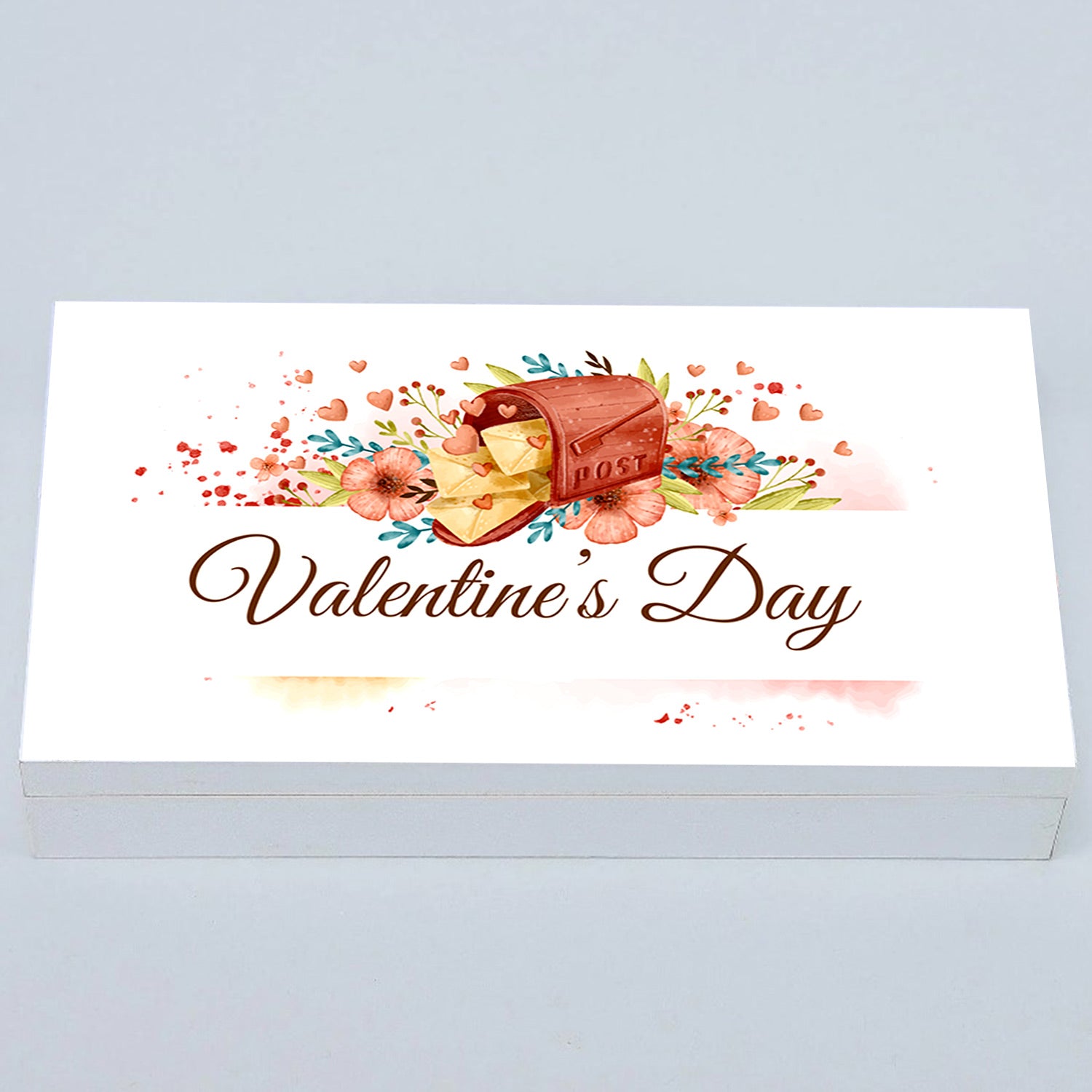 chocolate gift with Customised Valentine Message