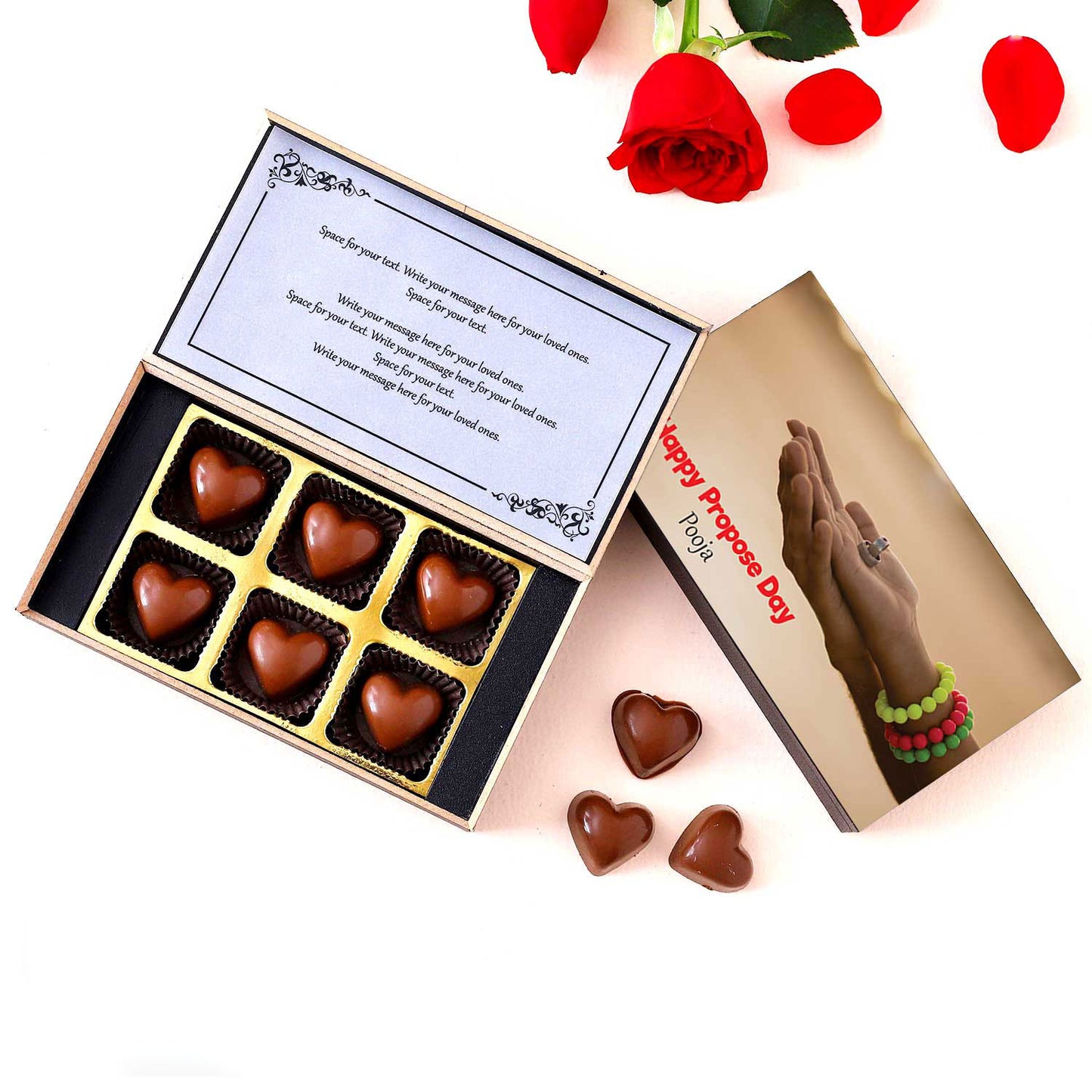 Luxury Unique Propose Day Chocolate gift