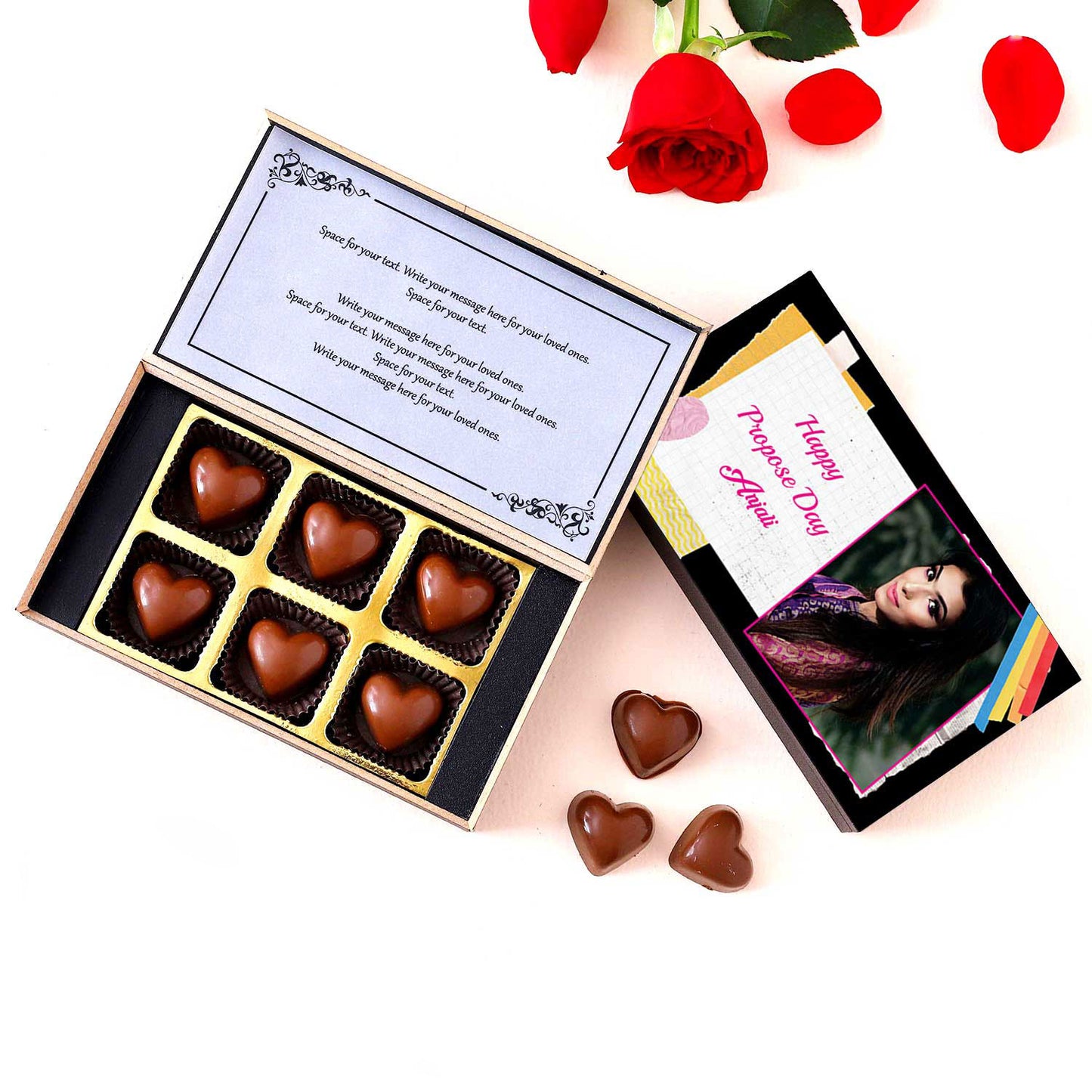Unique Propose Day Customised Chocolate gift