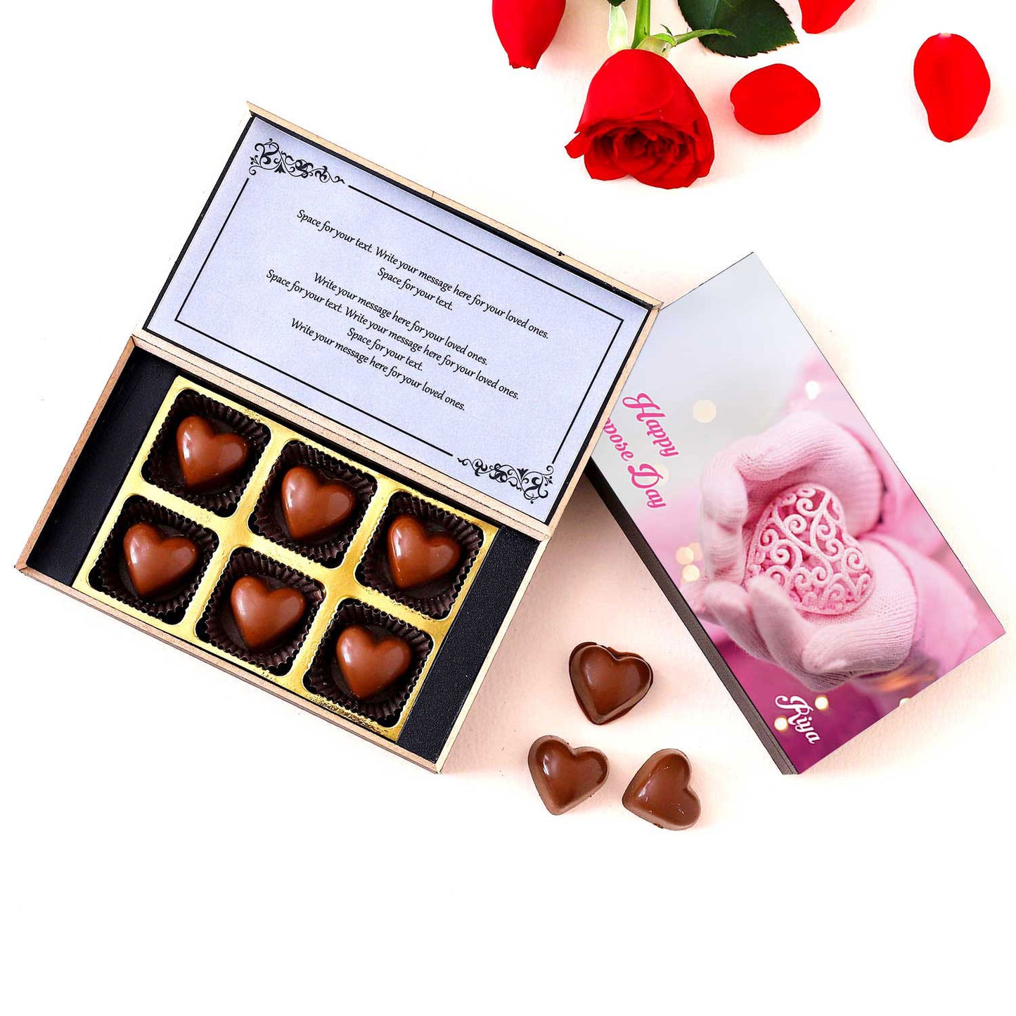 Propose Day Personalised Chocolate gift I Buy at Choco ManualART