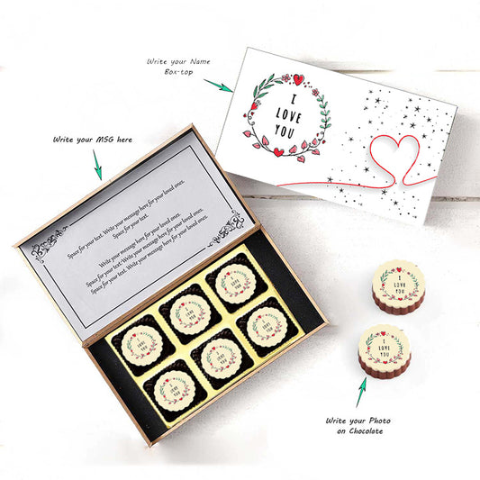 Personalised Messages Chocolate Sorry Gift Box | Chocolates Gifts