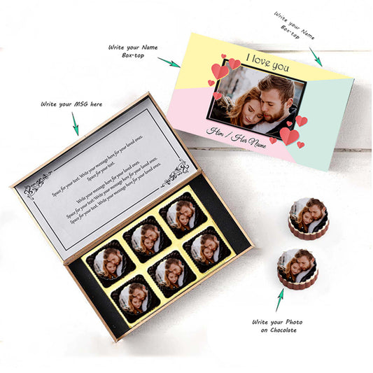 Miss You Printed Chocolate Gifts - Choco ManualART
