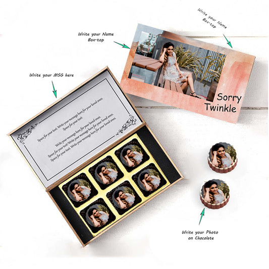 Buy Personalised Chocolate Box Online for SORRY