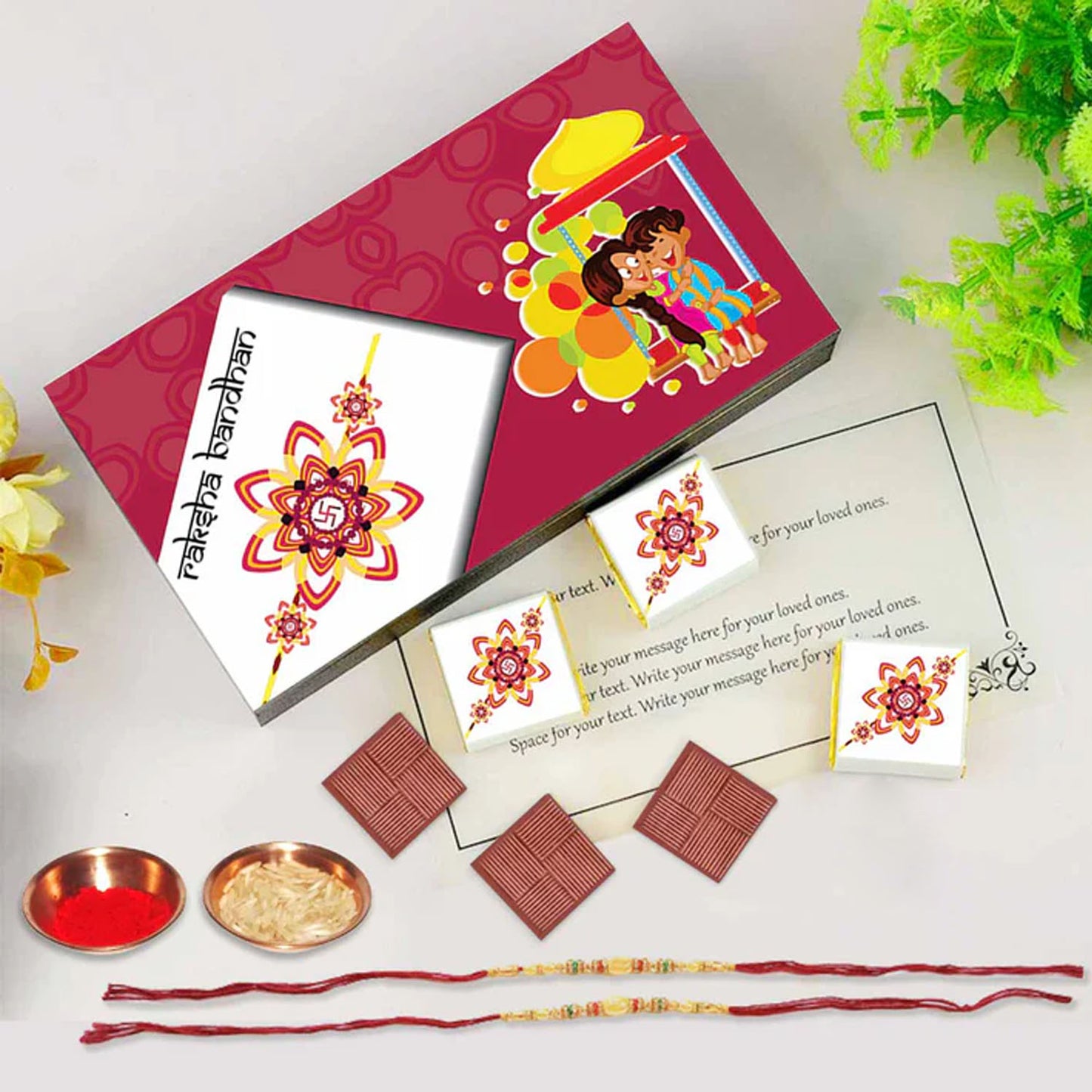 Incredible Raksha Bandhan Customized Rakhi Gift