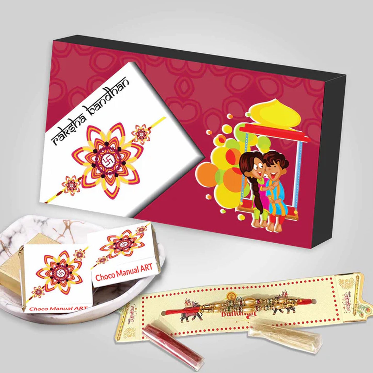 Incredible Raksha Bandhan Customized Rakhi Gift