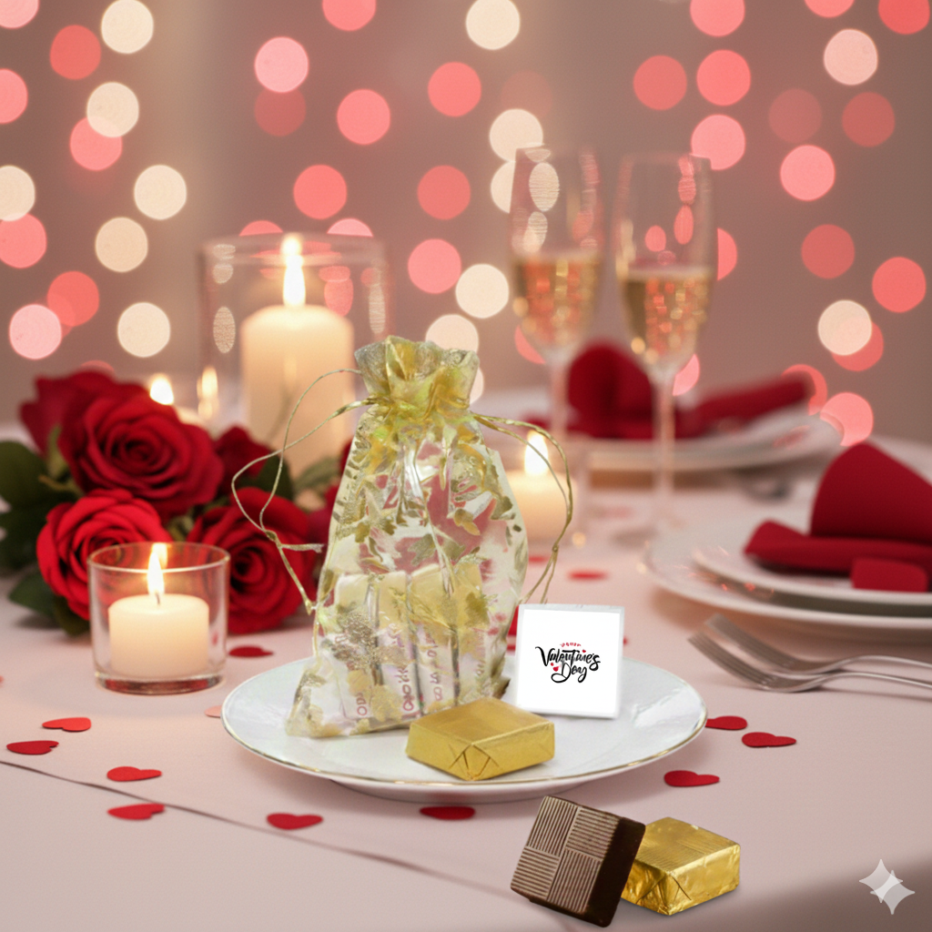 Valentine Customizable Chocolate-2 (25 pcs to 100 pcs)