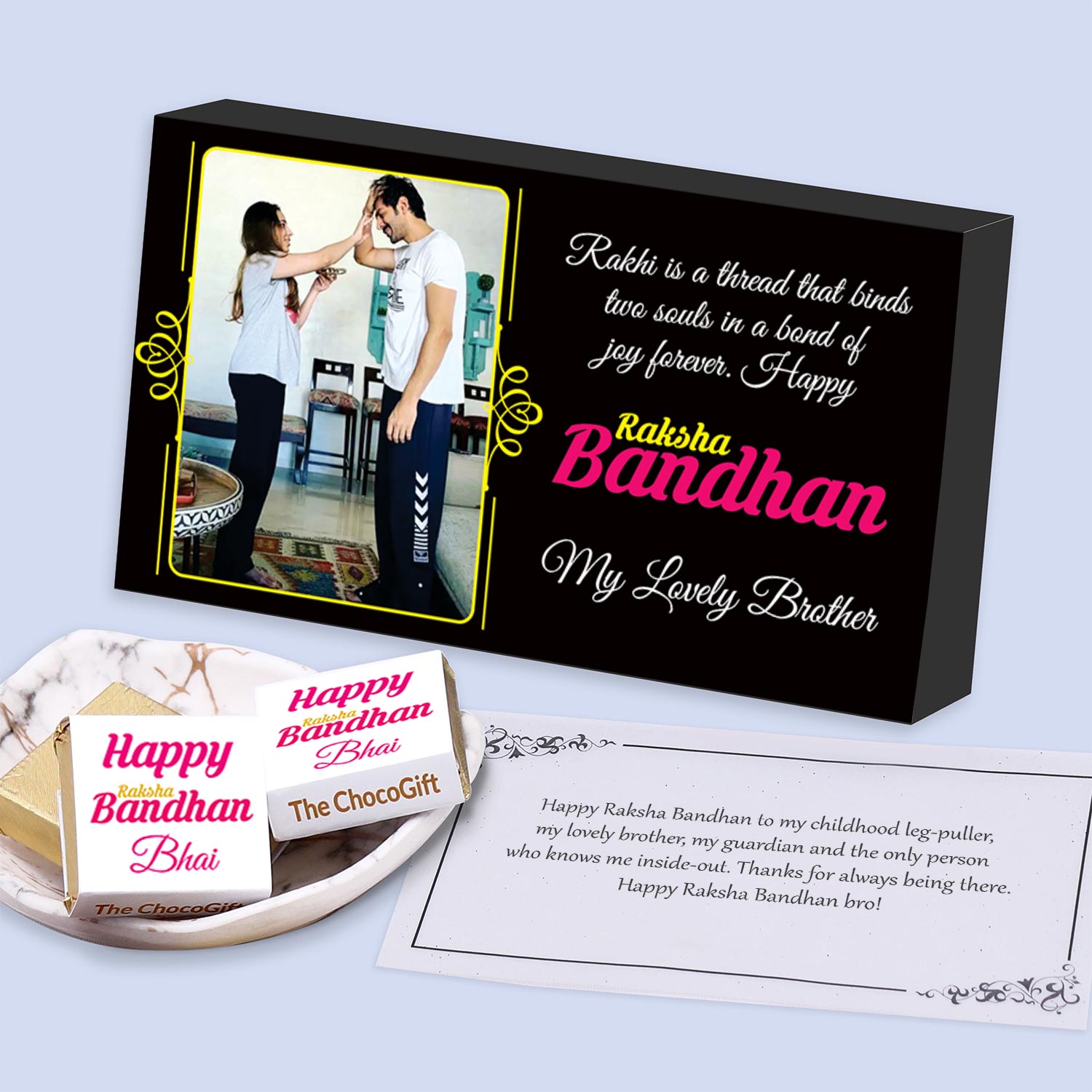 \customised Raksha Bandhan gift
