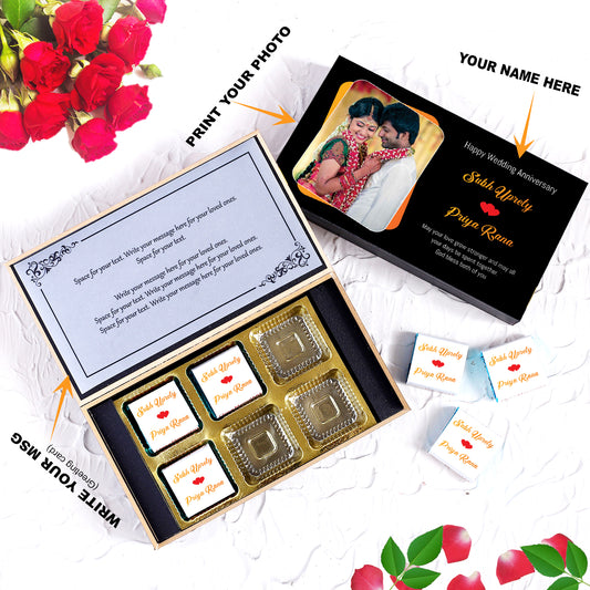 Write a Birthday Greeting Send them warm wishes for the birthday. Your message will be printed on butter paper and placed inside the gift box